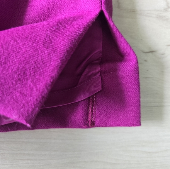 Versace Pink Studded Women's Short Skirt Size 26 Side Slit Flaw - Picture 9 of 12